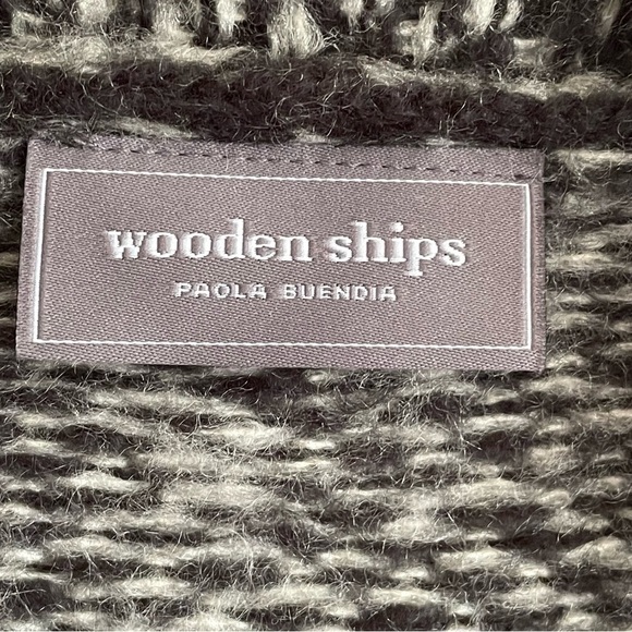 Wooden Ships Open high Low Fuzzy Cardigan - Picture 3 of 6